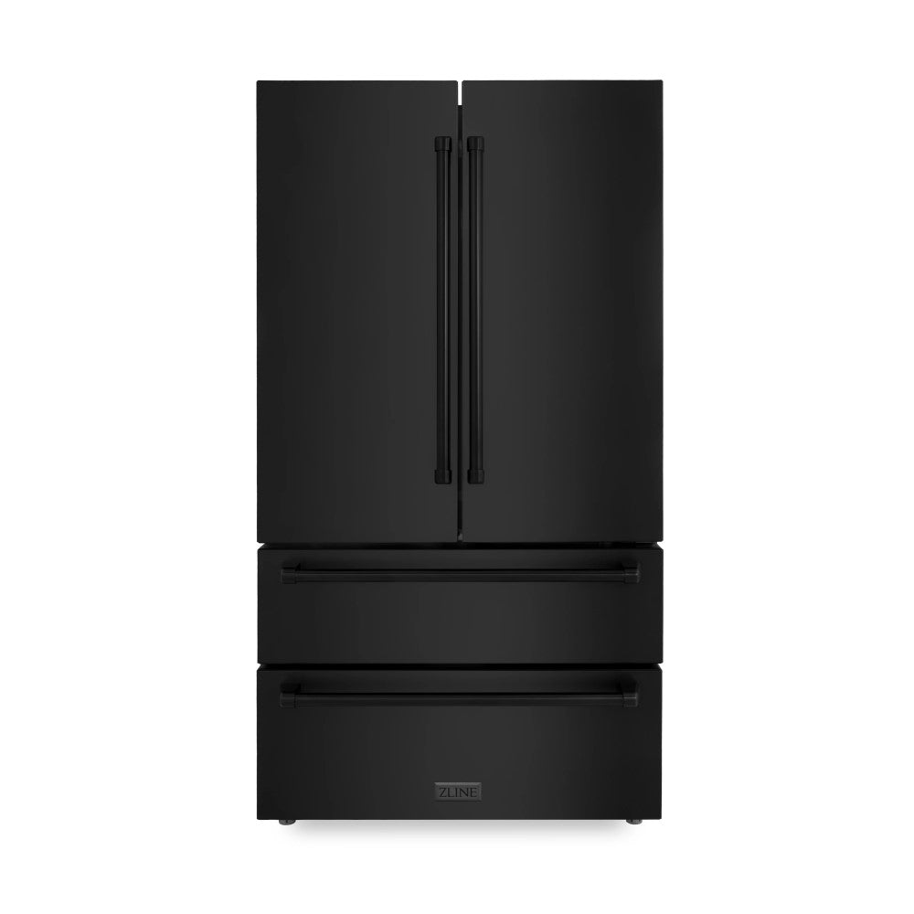 ZLINE 36 French Door Refrigerator with Ice Maker in Fingerprint Resistant Stainless Steel