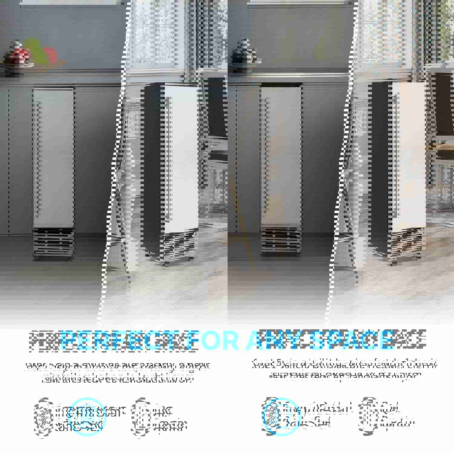 Newair Daily Clear Ice Cube Maker with Self-Cleaning Function (Refurbished)