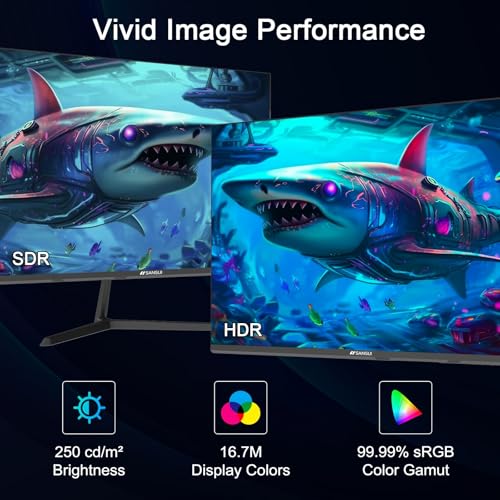 SANSUI 27" Full HD IPS Gaming Monitor with 100Hz, FreeSync, and Built-in Speakers