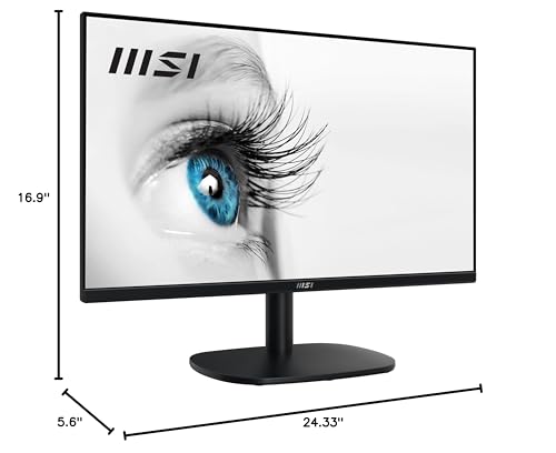 MSI PRO MP245V 24" Full HD IPS Monitor with 100Hz, FreeSync, HDR Ready