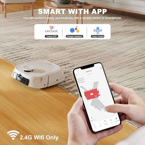 TECBOT M1 Pro Robot Vacuum and Mop - Smart Home Cleaning Solution