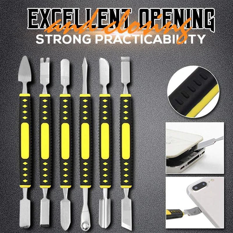 Ultimate 6-Piece Metal Crowbar Set for Precision Device Repair