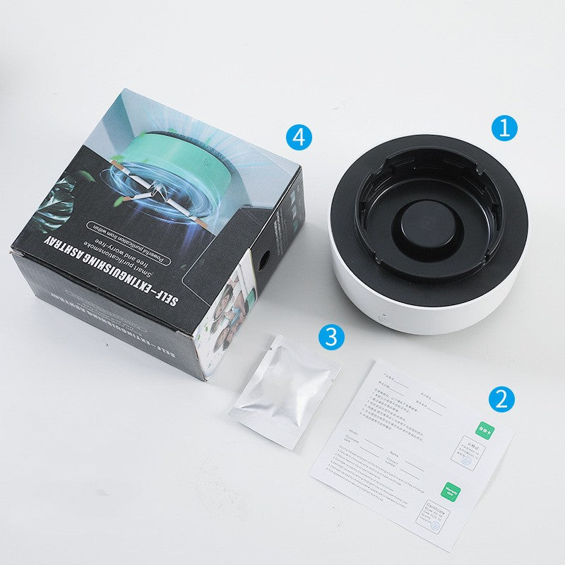 Revolutionary Air Purifying Ashtray with Ionizer Technology