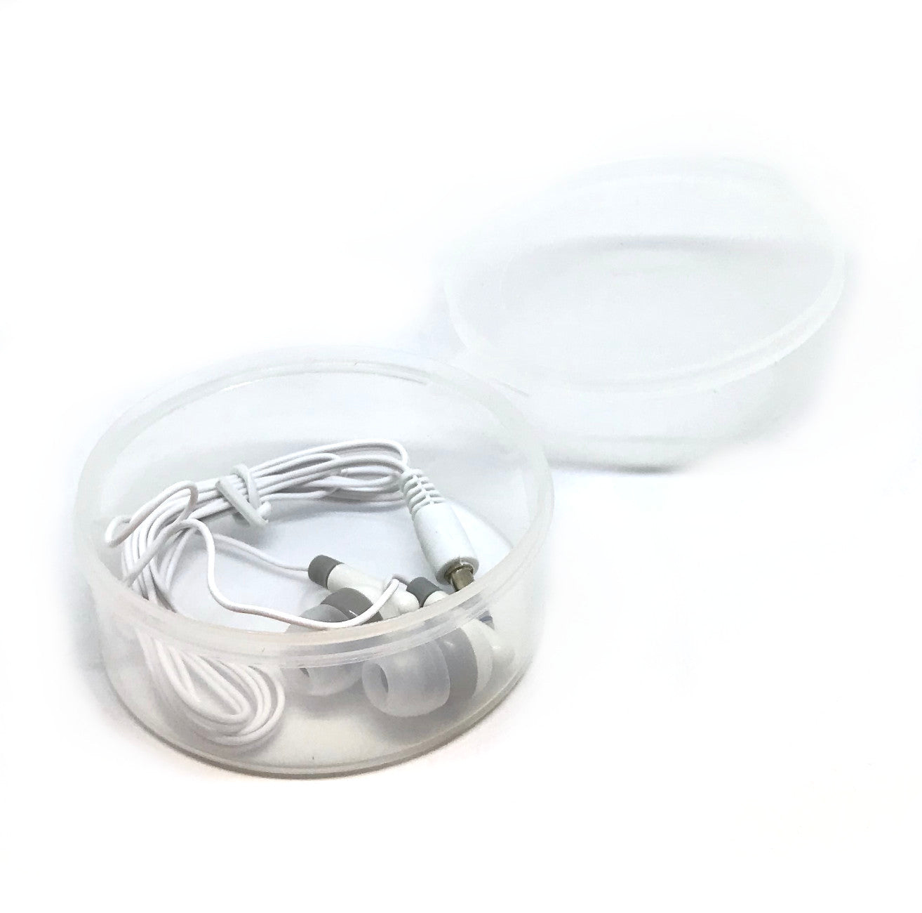 Premium White Stereo Earbuds for Enhanced Audio Experience