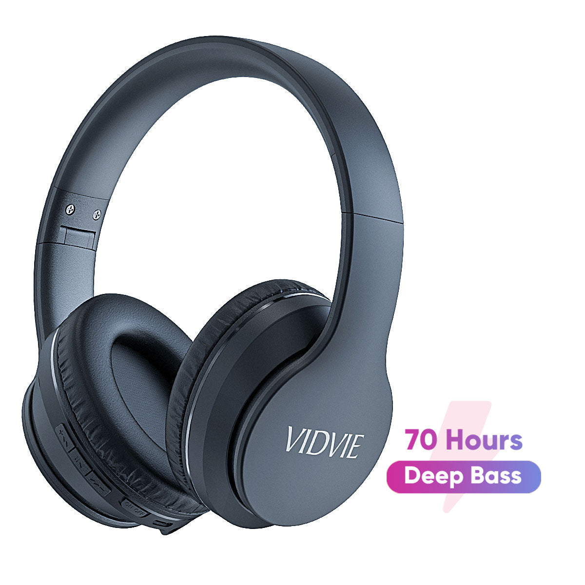Premium Foldable Over-Ear Headphones with Extra Bass