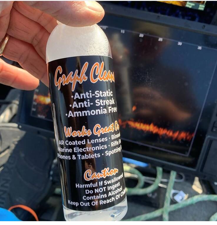 MAD FISHEN Graph Screen Cleaner with Microfiber Cloth
