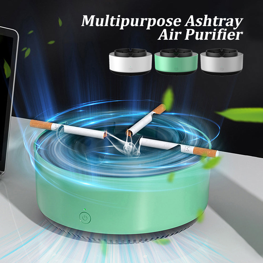 Revolutionary Air Purifying Ashtray with Ionizer Technology