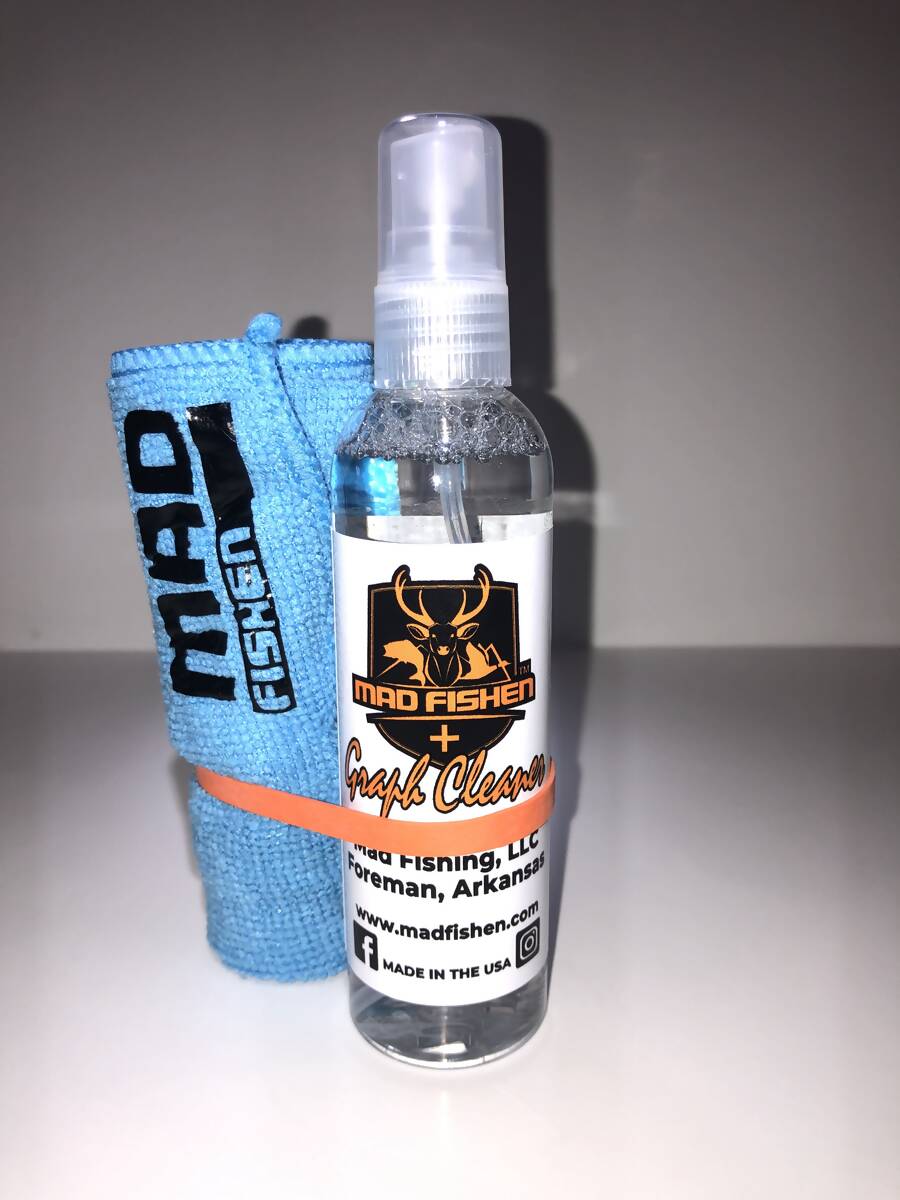 MAD FISHEN Graph Screen Cleaner with Microfiber Cloth