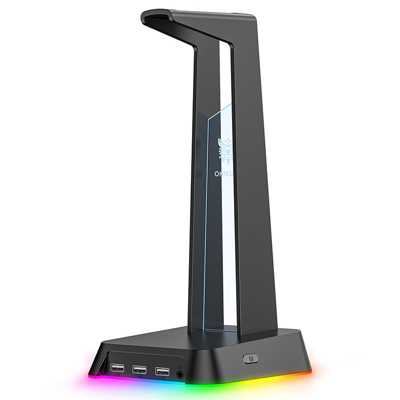 Stylish RGB Illuminated Headphone Stand with Detachable Display - ST2