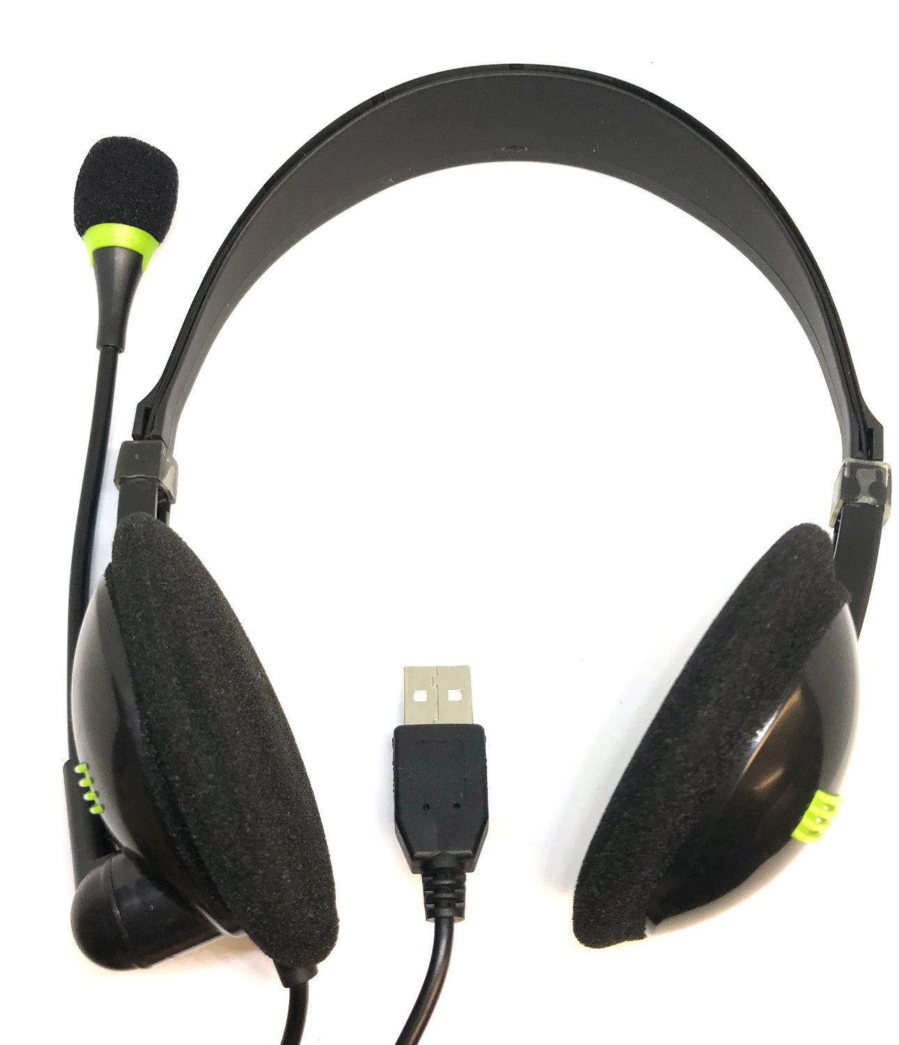 Universal USB Headphones with Rotatable Mic