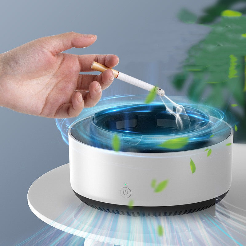 Revolutionary Air Purifying Ashtray with Ionizer Technology