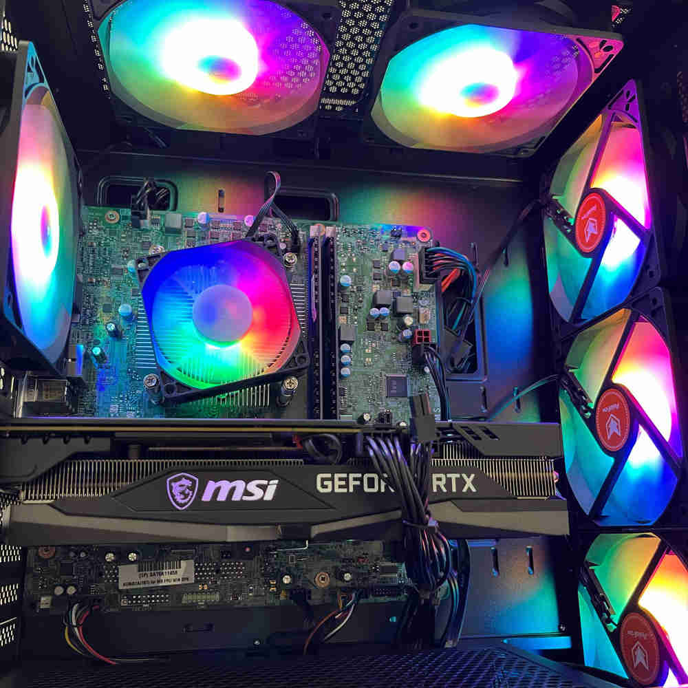 Premium RGB Gaming Desktop PC - Intel i7, 32GB RAM, 1TB SSD, RTX 3050