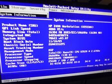 HP Workstation Z400 Xeon W3520 2.66GHz, 16GB RAM, 320GB HDD, Windows 10 Pro