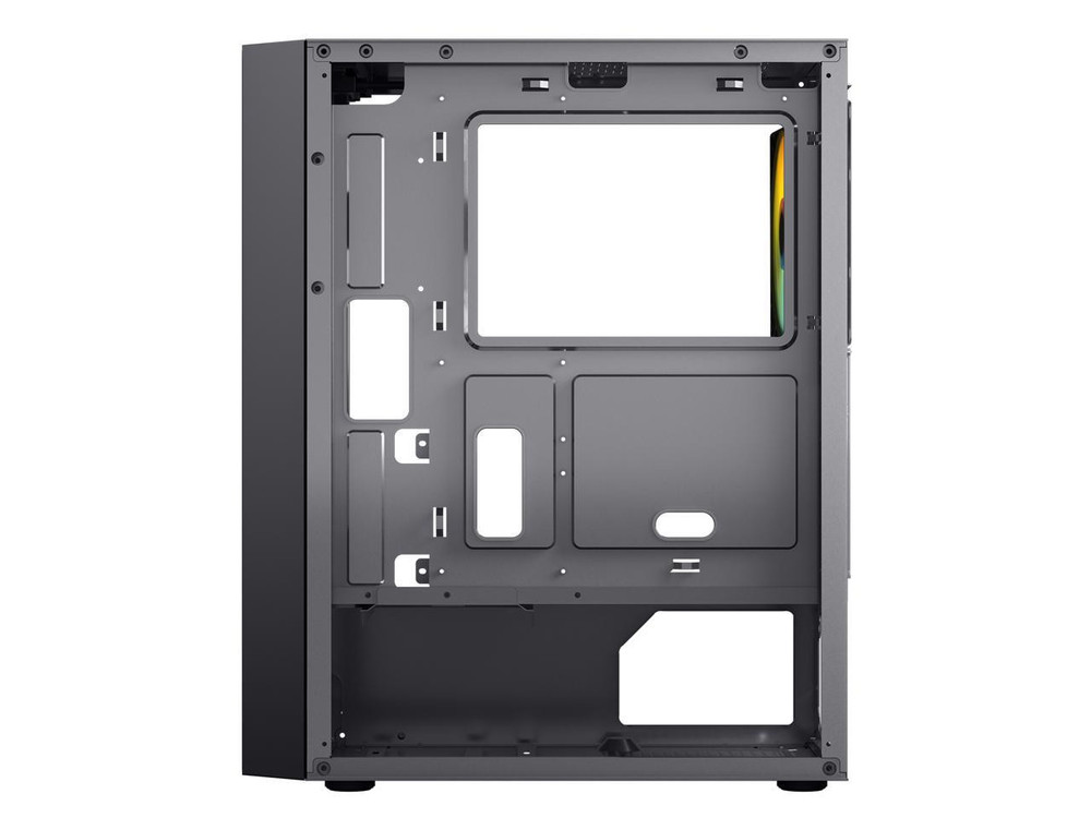 DIYPC Dragon ATX Mid Tower Gaming Case with Tempered Glass