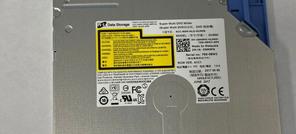 Dell OptiPlex 9.5mm DVD+RW Optical Drive - High-Performance Desktop Upgrade