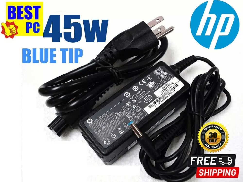 HP 45W 19.5V Blue Tip Laptop Charger - Enhanced Power Supply