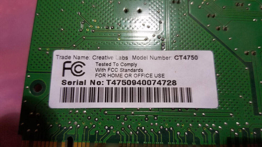 Creative Labs SoundBlaster PCI Sound Card with 128MB Memory