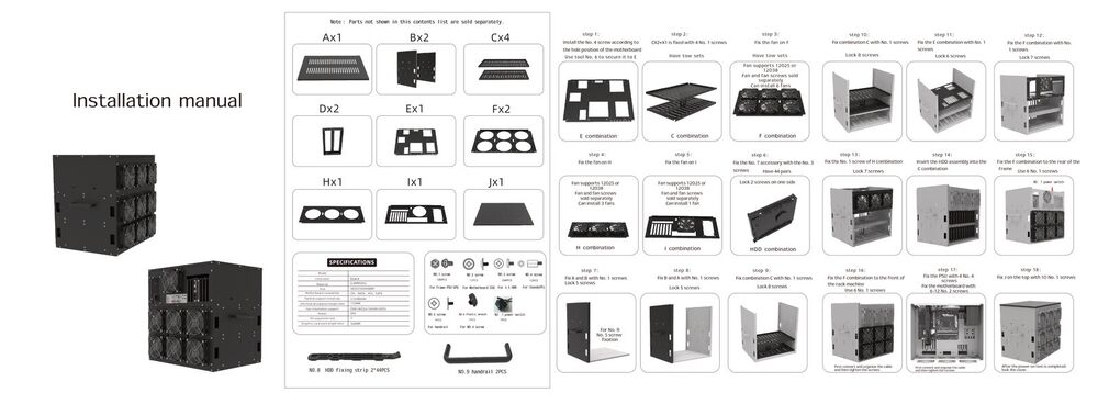Chia Harvester JBOD Kit - High-Capacity Storage Solution for 44x 3.5" HDDs