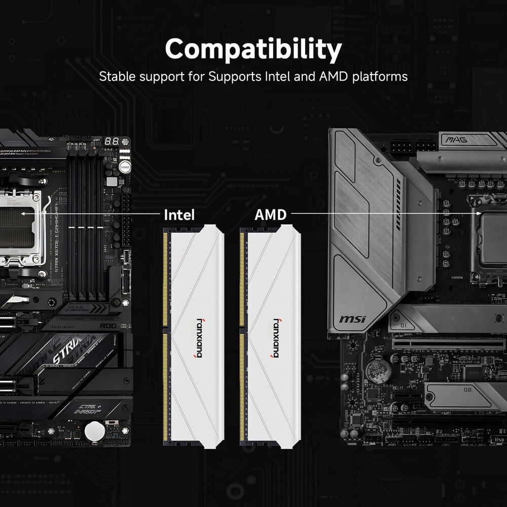 Fanxiang DDR4 RAM 32GB (16GB x2 + 8GB x2) High-Speed Desktop Memory