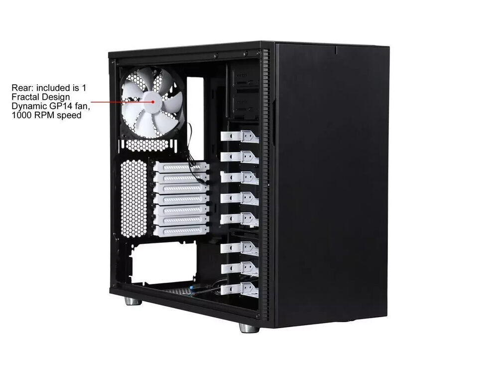 Fractal Design Define R5 Black Silent ATX Midtower Computer Case