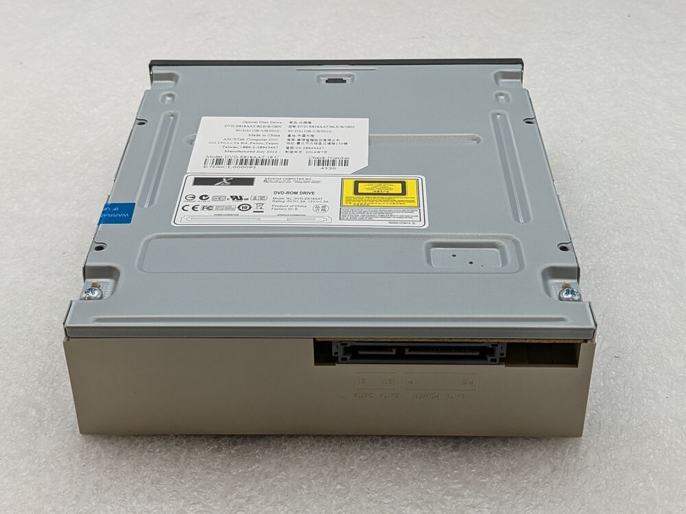 Asustek Computer Inc DVD-E818AAT-18U Optical Drive - Reliable High-Speed Reader