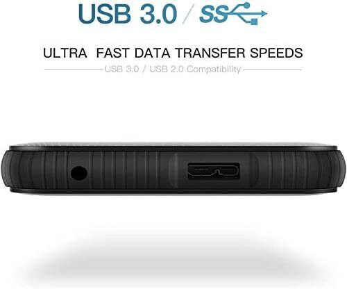 Cirago High-Speed USB 3.0 External Hard Drive - Versatile Storage Solution
