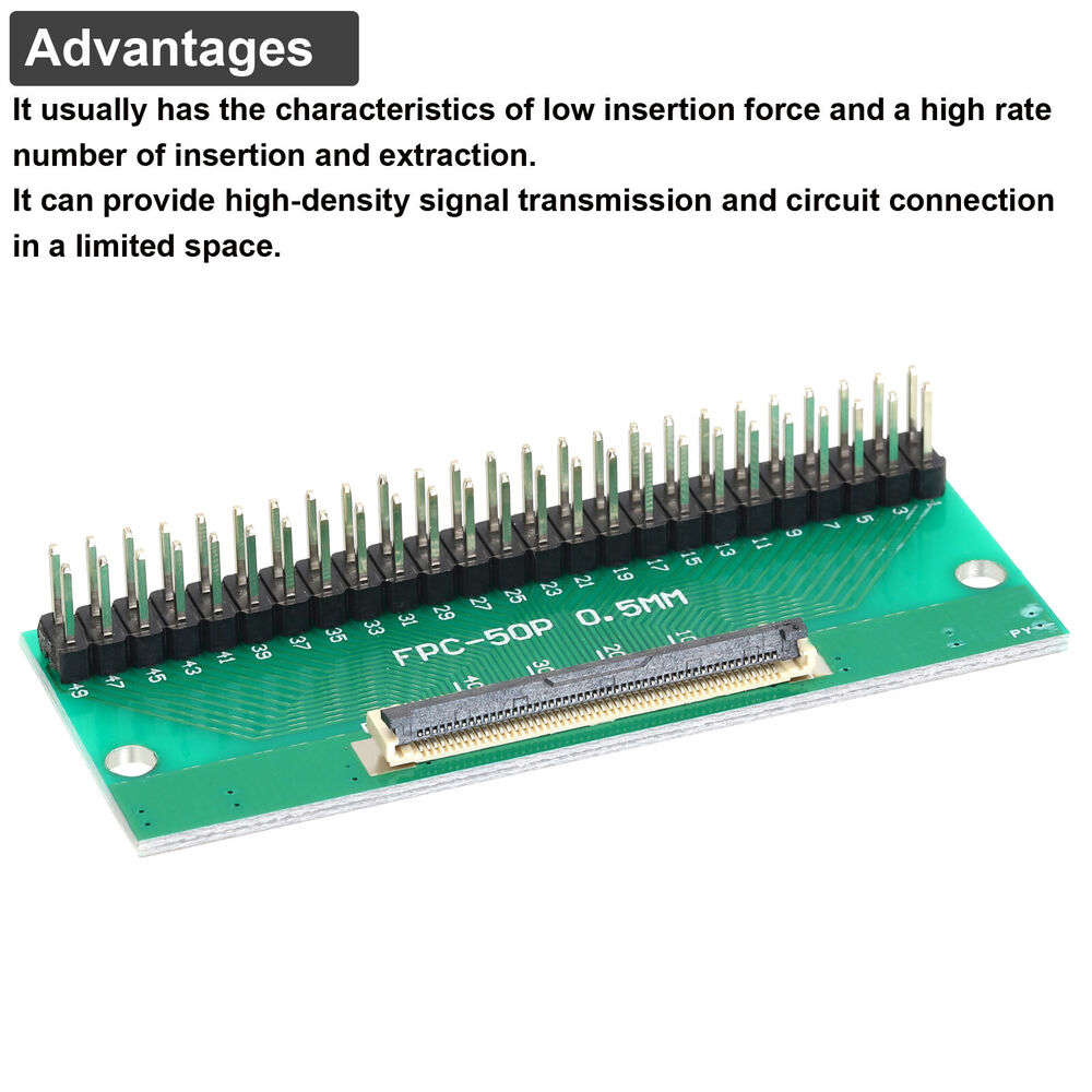50 Pin Double Row Male Pin Header Strip Adapter Set for FFC/FPC