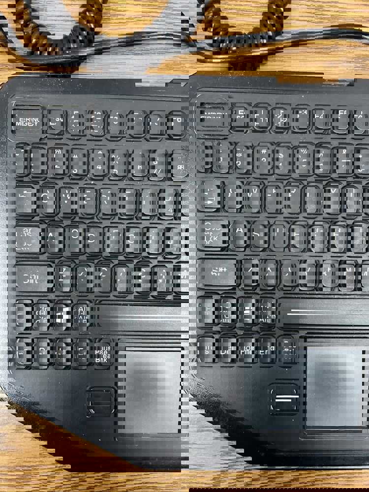 Havis KB-108 Rugged Keyboard with Integrated Touch Pad - Built for Extreme Conditions