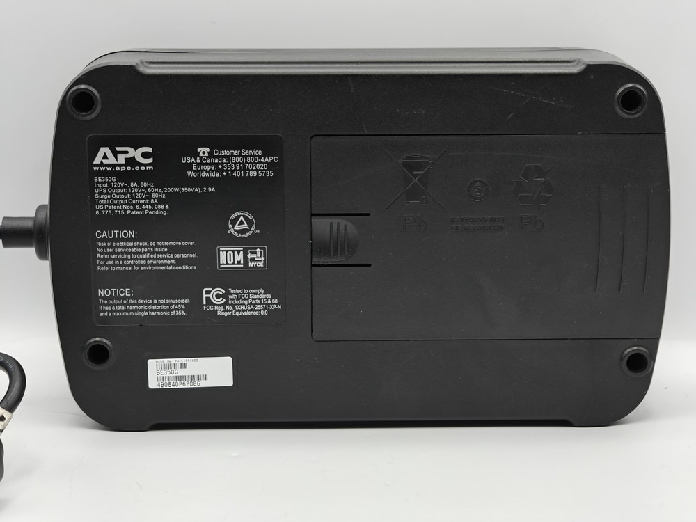 APC Back-UPS ES 350, 6-Outlet Surge Protector without Battery