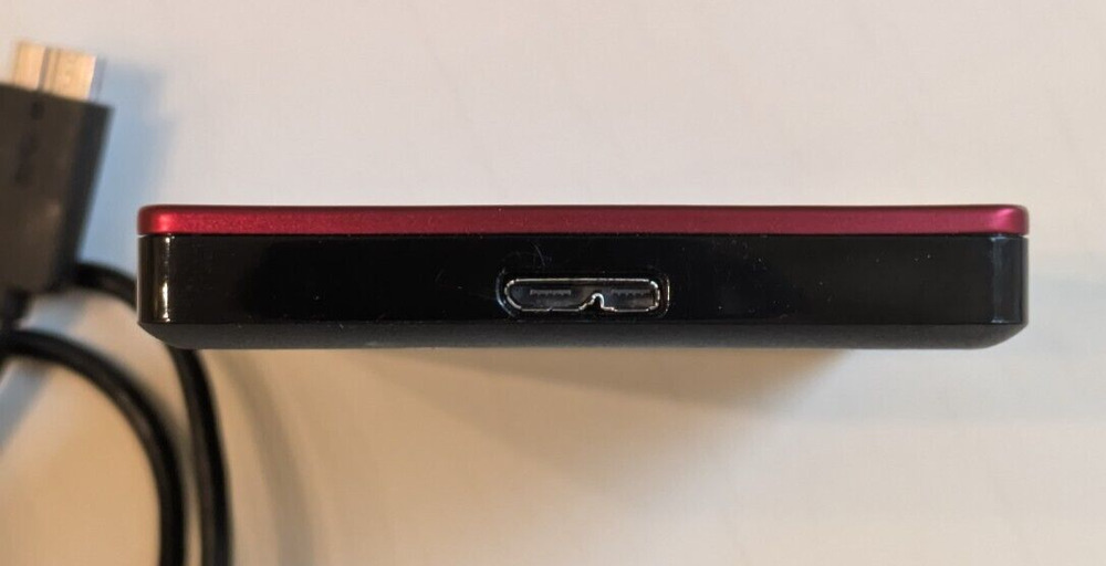 Seagate Backup Plus Slim 1TB Portable External Hard Drive - Red