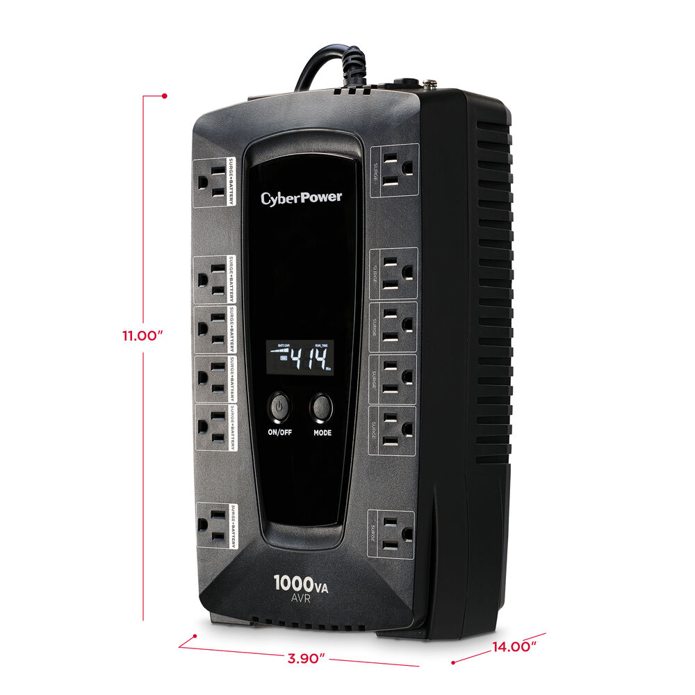 Certified Refurbished CyberPower LE1000DG-R 1000VA LCD UPS
