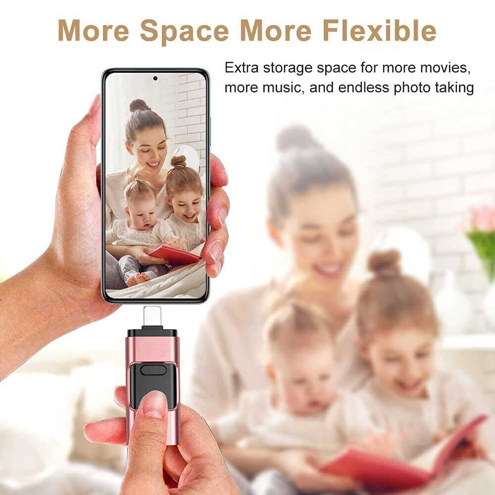 1/2TB USB 3.0 Flash Pen Drive for iPhone, iPad, and PC
