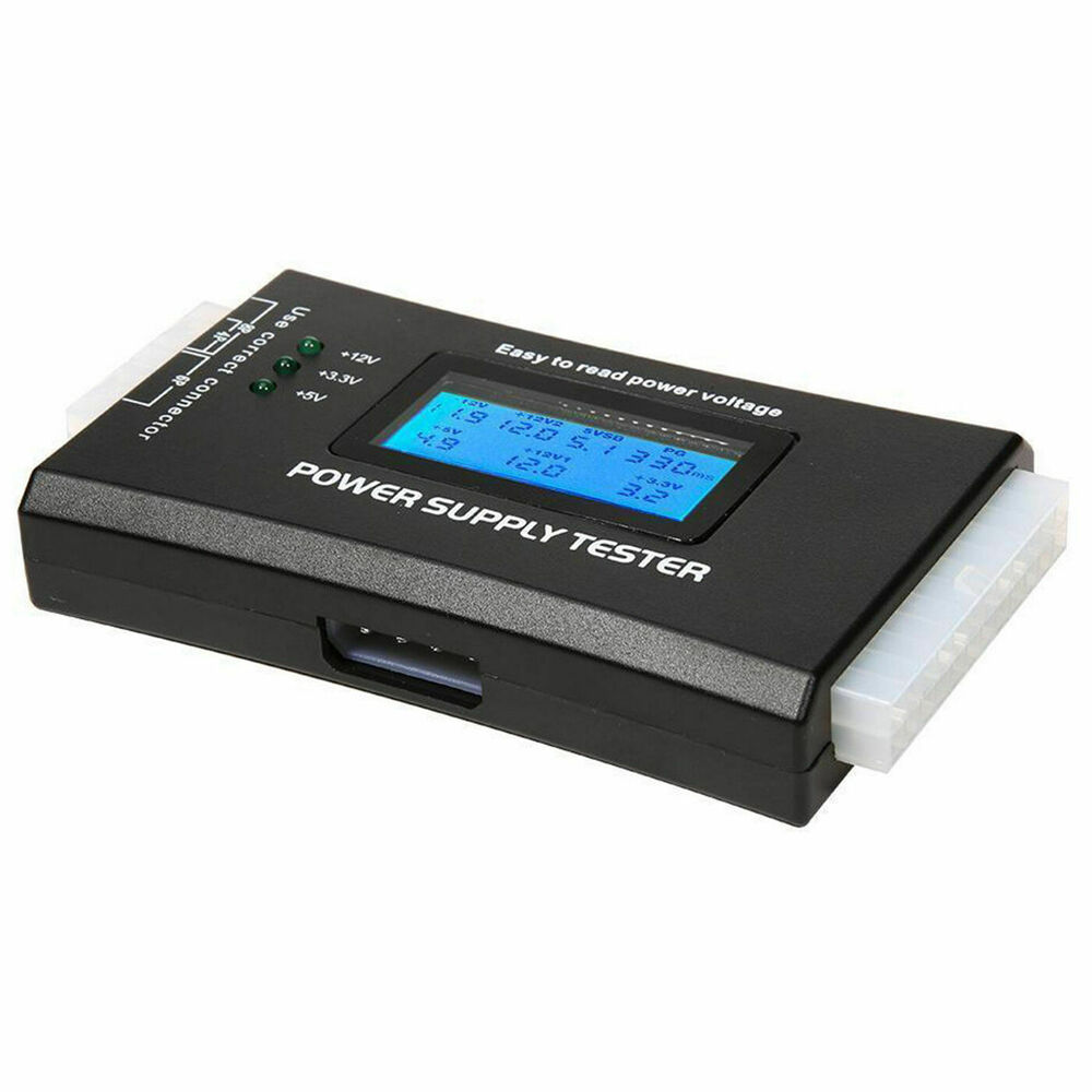 20+4 Pin LCD Power Supply Tester for PC Components