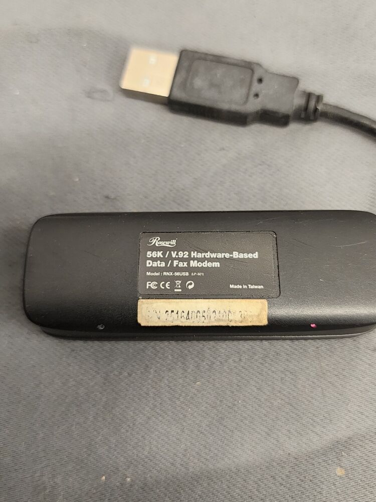 ROSEWILL 56K V.95 Data/Fax Modem RNX-56USB ULE4-33