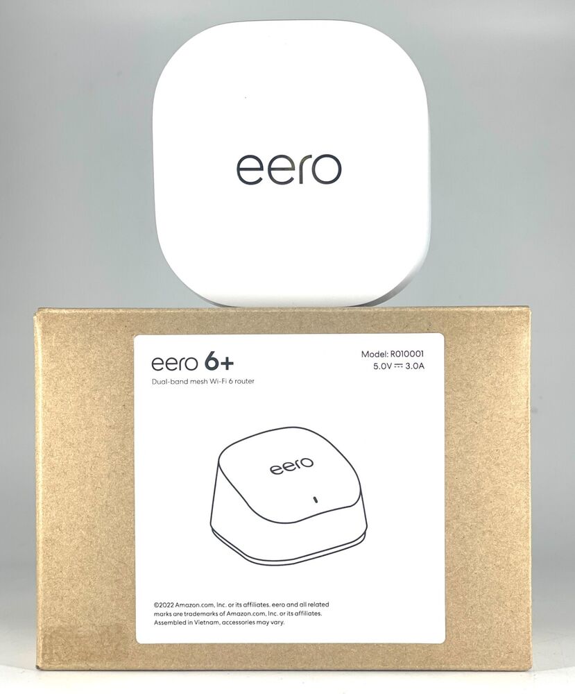 EERO 6 Plus Dual Band Mesh Wi-Fi Router - White