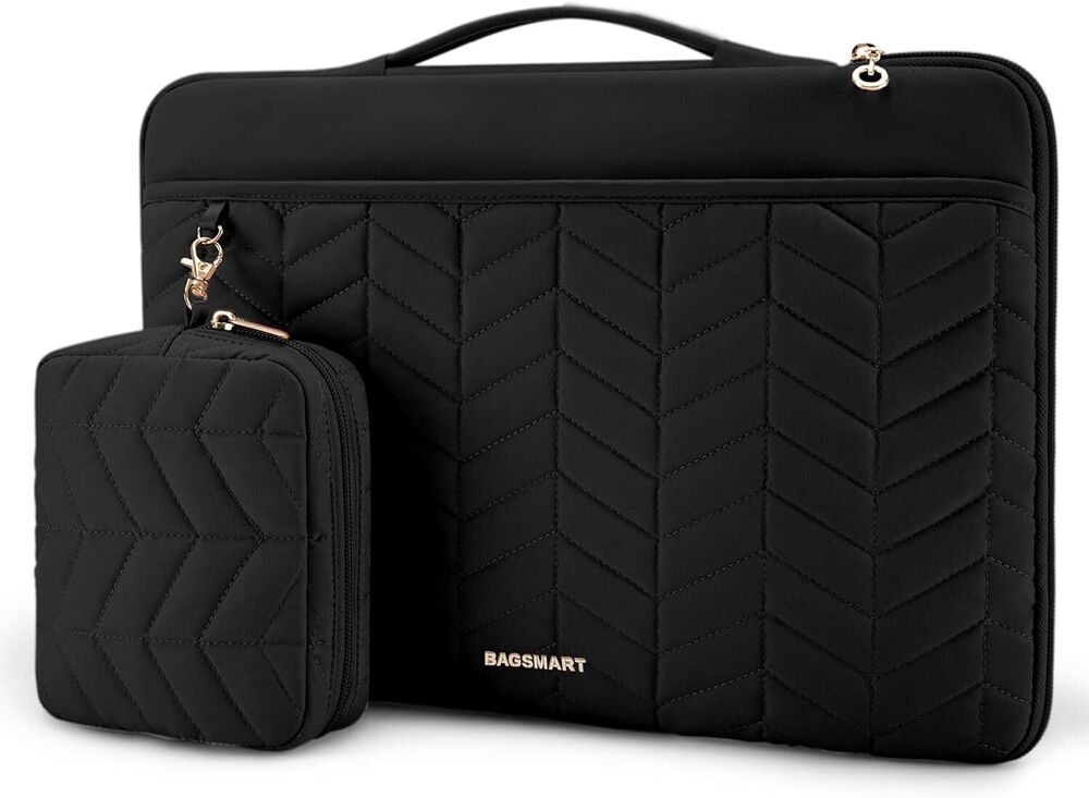 15-16 Inch Puffy Padded Laptop Sleeve with Handle