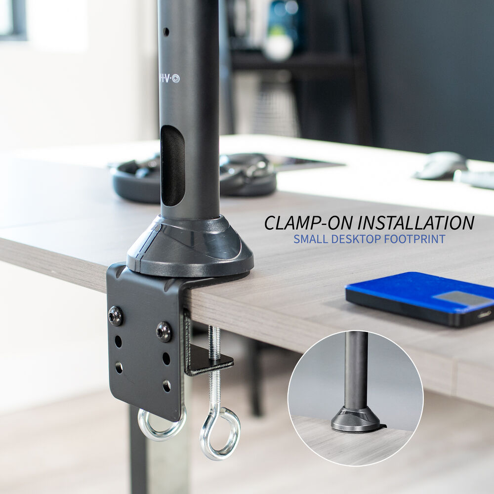VIVO Steel Hex Monitor Desk Mount Adjustable Stand for Six Screens