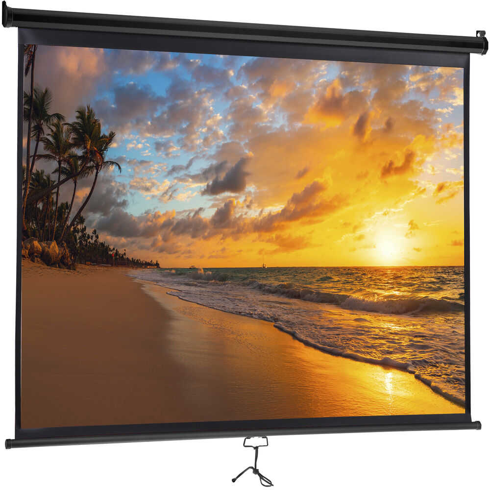 Black Foldable 16:10 HD Projection Screen