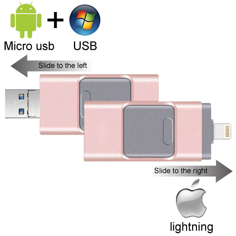 1/2TB USB 3.0 Flash Pen Drive for iPhone, iPad, and PC