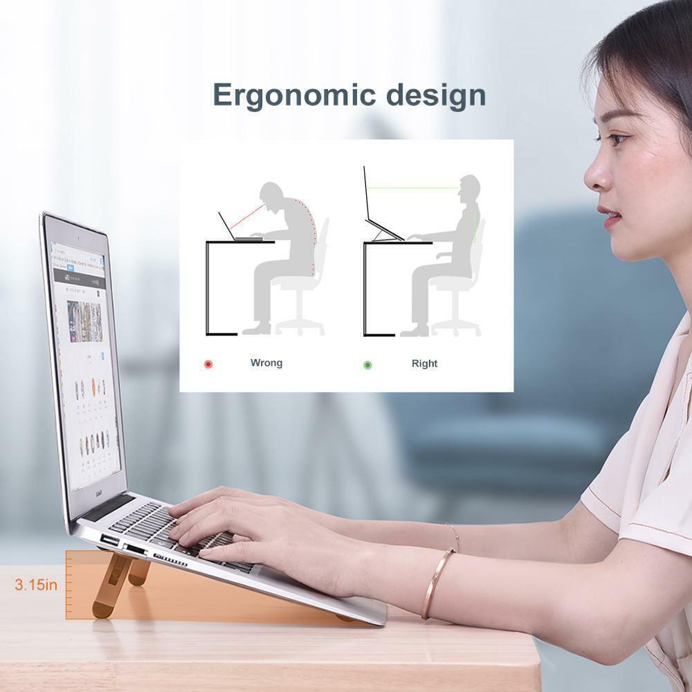 Ergonomic Laptop Stand for MacBook Pro and Tablets