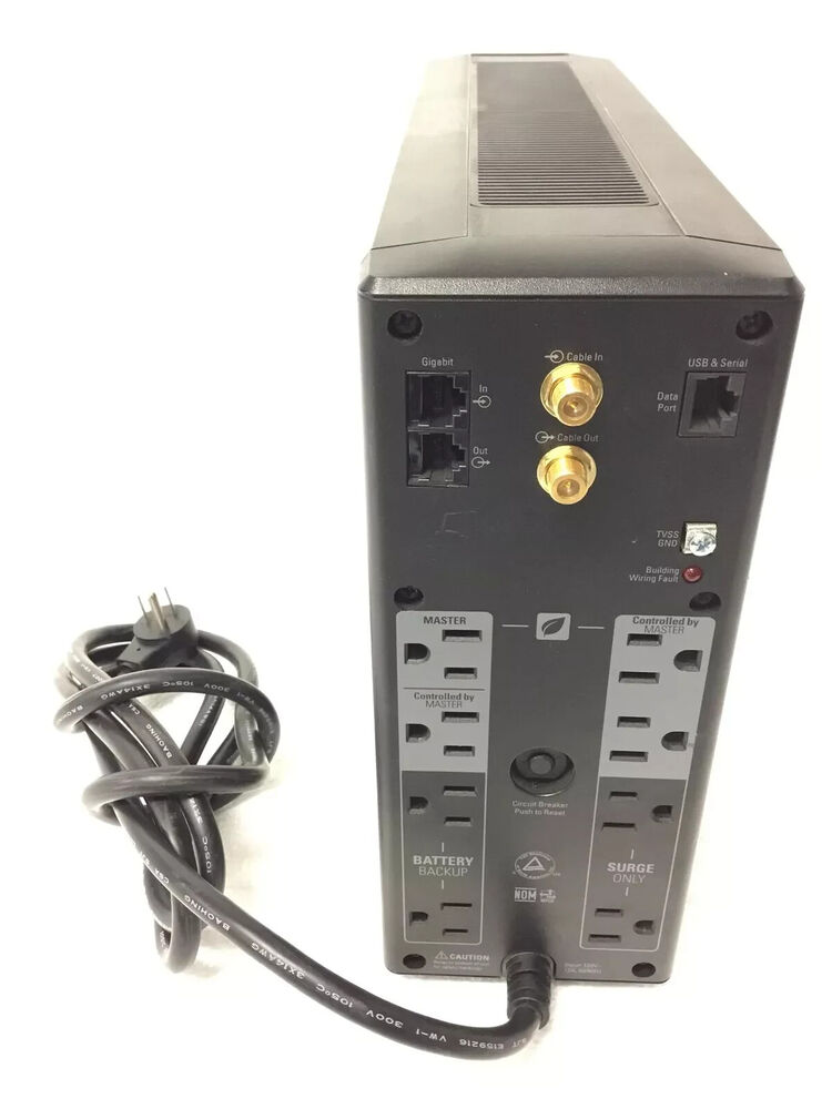 APC Back-UPS Pro 1000 BR1000G Uninterruptible Power Supply with 8 Outlets