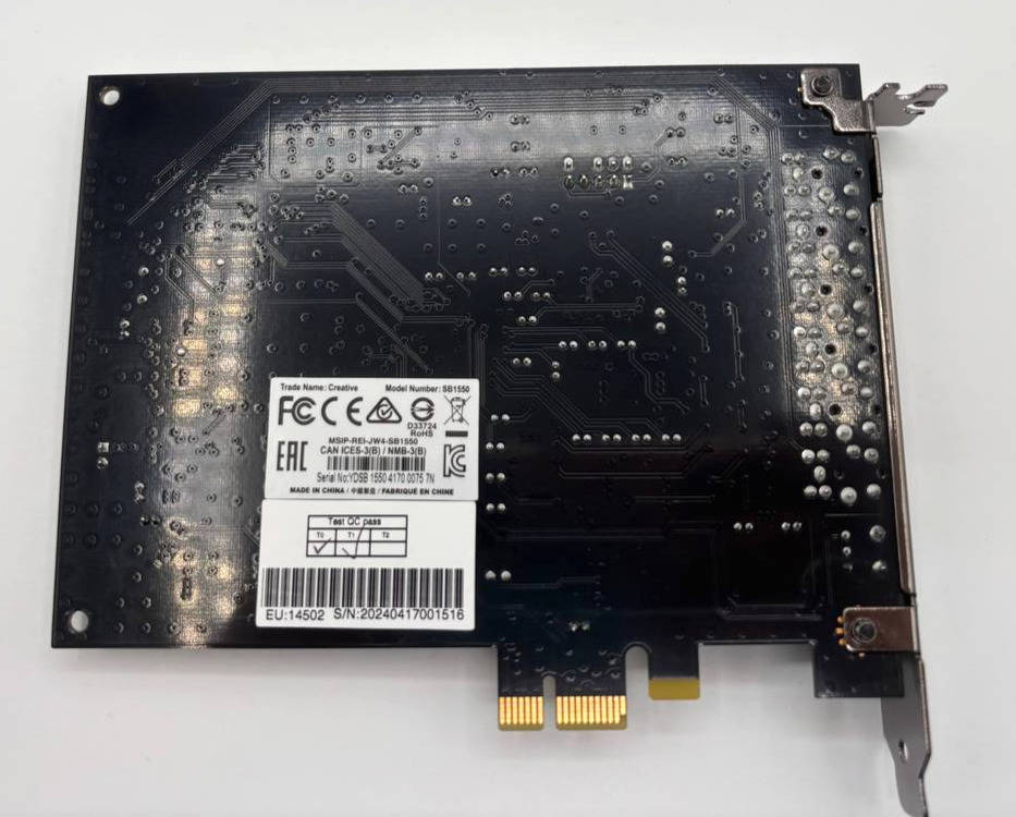 Creative Sound Blaster Audigy PCIe RX 7.1 Sound Card with Enhanced Headphone Amplifier