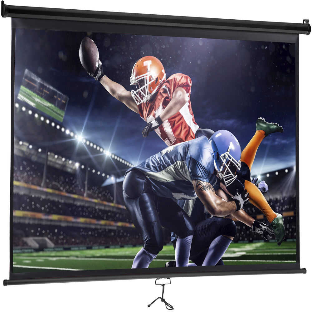 Black Foldable 16:10 HD Projection Screen