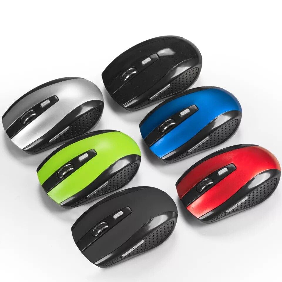 2.4GHz Wireless Optical Mouse with USB Receiver