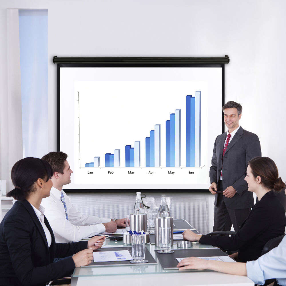 Black Foldable 16:10 HD Projection Screen