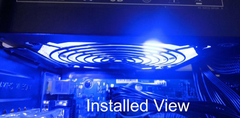SHARK 1000W Blue LED Fan PCIE Gaming PC Silent ATX 12V Power Supply SATA PSU
