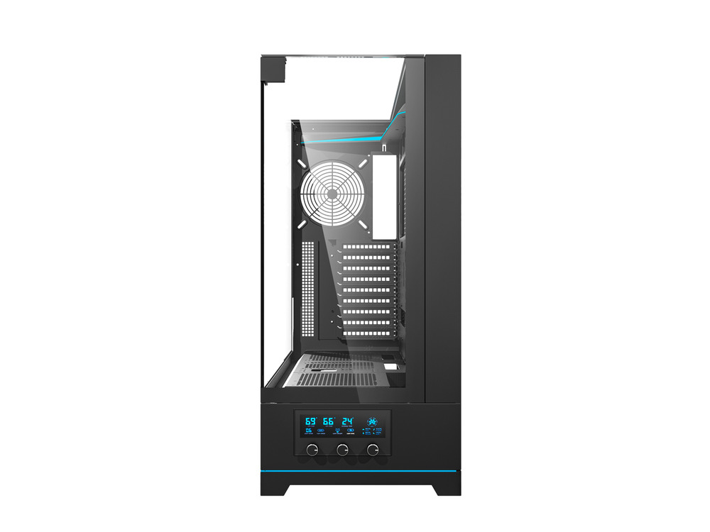 darkFlash DY450L Black Steel / Tempered Glass ATX Mid Tower Case